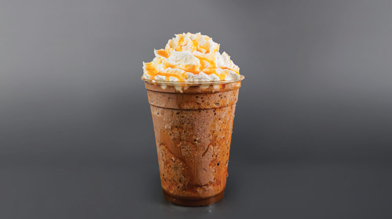 chocolate covered caramel frappe