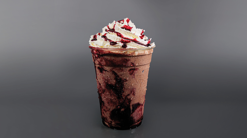 chocolate covered cherry frappe