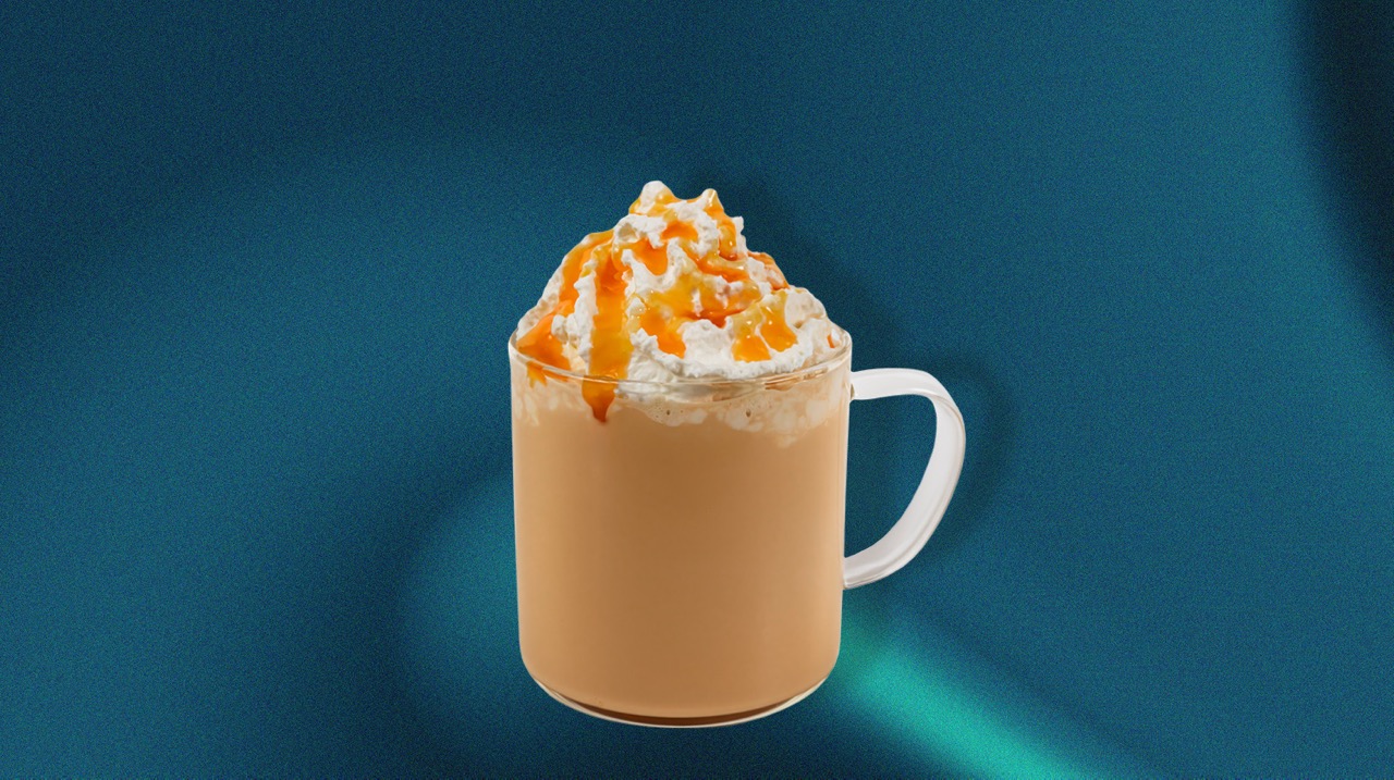hot salted caramel pumpkin macchiato