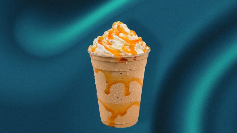 salted caramel pumpkin macchiato frappe